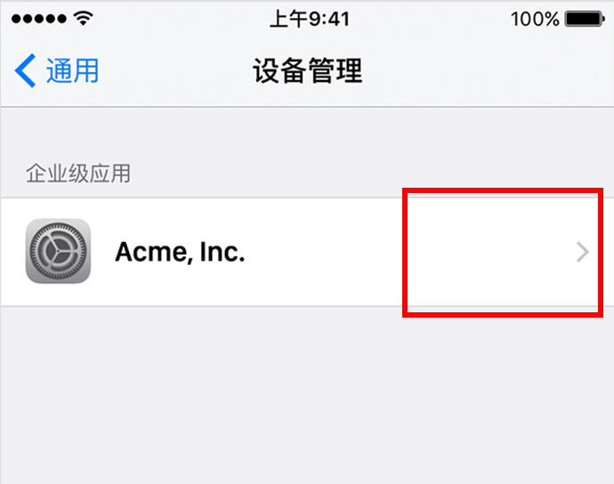 iOS描述文件与设备管理设置